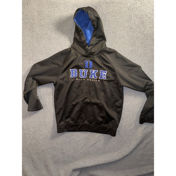 Duke Blue Devils Hooded sweatshirt mens L Large Embroidered Colosseum - Picture 1 of 5